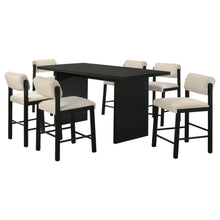 Decker 7 Piece Counter Height Set – Black