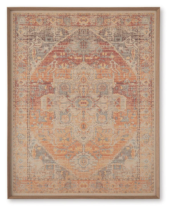 Kerrickson Wall Art Red / Orange / Blue