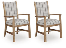 Ridgester - Dining Upholstered Arm Chair (Set of 2) - Light Brown