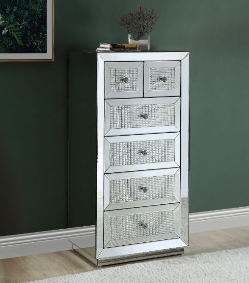 Ornat Cabinet Faux Square Diamonds