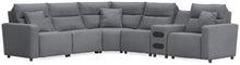 Modmax II - Reclining Sectional - Salt And Pepper