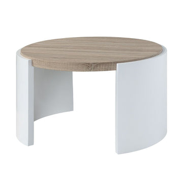 Zoma - Coffee Table - Oak & White High Gloss