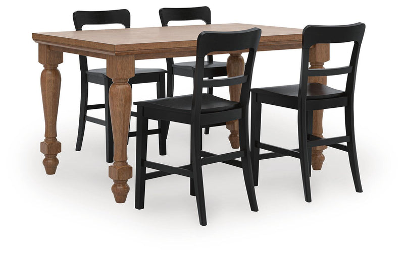 Greddinton - Counter Height Dining Table Set complete set