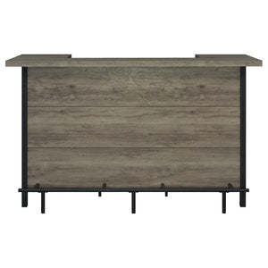 Bellemore - Freestanding Home Bar Wine Cabinet - Gray Driftwood