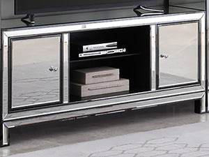 Natalia - TV Stand - Pearl Silver