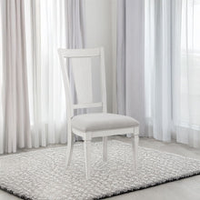Katia - Side Chair (Set of 2) - Light Gray Linen & Weathered White