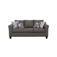 Salizar - Upholstered Flared Arm Sofa - Charcoal Gray