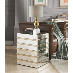 Dominic - End Table - Mirrored