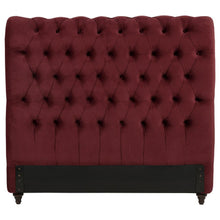 Devon - Upholstered Queen Headboard - Wine Red