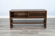 Sofa Table With Sliding Door - Coffee Bean