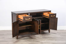 Media Console With Two Cabinets