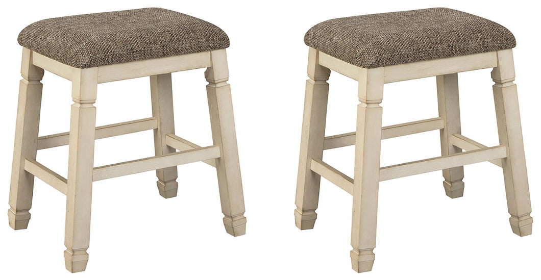 Bolanburg - Upholstered Stool (Set of 2) - Beige