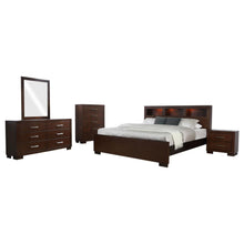 Jessica 5 Piece Queen Bedroom Set – Cappuccino