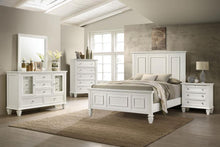 Sandy Beach 5 Piece Queen Bedroom Set – Cream White