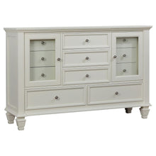 Sandy Beach 5 Piece Queen Storage Bedroom Set – Cream White