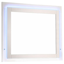 Felicity 5 Piece Queen Bedroom Set with LED Mirror – White High Gloss