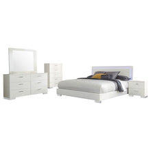 Felicity 5 Piece Queen Bedroom Set – White High Gloss