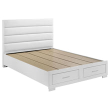 Felicity 5 Piece Queen Platform Bedroom Set – White High Gloss