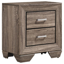 Kauffman 5 Piece Queen Storage Bedroom Set – Washed Taupe
