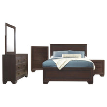 Kauffman 5 Piece Queen Bedroom Set – Dark Cocoa