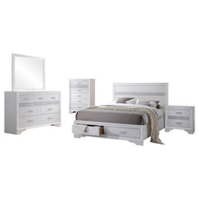 Miranda 5 Piece Queen Storage Bedroom Set – White