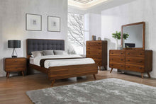Robyn 5 Piece Queen Bedroom Set – Dark Walnut