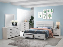 Brantford 5 Piece Queen Storage Bedroom Set – Coastal White