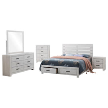 Brantford 5 Piece Queen Storage Bedroom Set – Coastal White