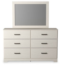 Stelsie - Dresser, Mirror - White