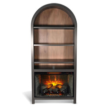 Chill Arch Bookcase With 33" Fireplace Option