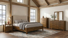 Adderley 5 Piece Queen Bedroom Set – Warm Brown / Cream