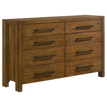 Adderley 5 Piece Queen Bedroom Set – Warm Brown / Cream