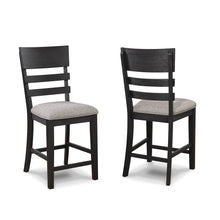 Guthrie - 5 Piece Counter Dining Room Set - Charcoal / Gray