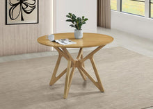 Elowen - Round Solid Wood Dining Table - Light Walnut