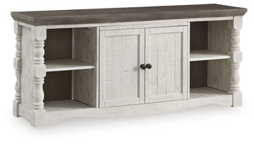 Havalance - Extra Large TV Stand - 2 Doors - Brown / Beige