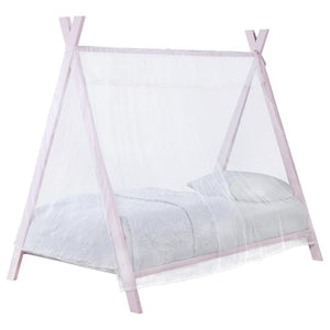 Fultonville - Metal Twin Tent Bed With 7" Mattress - Pink