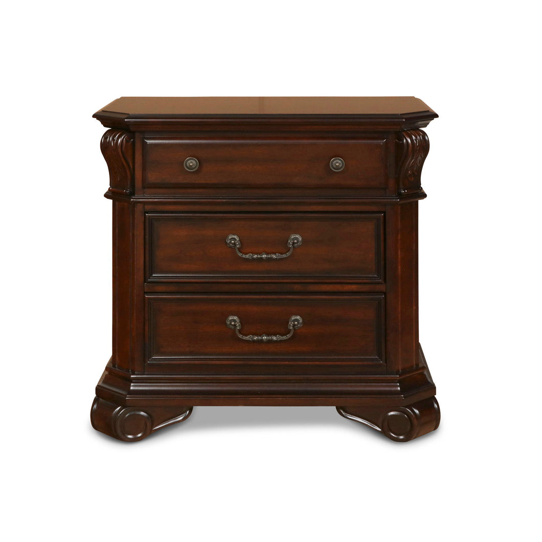 Emilie - Nightstand - Tudor Brown