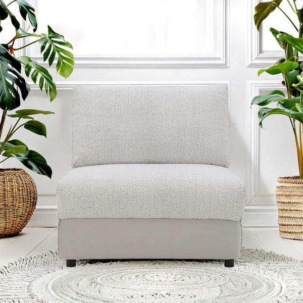 Tarrance Modular Armless Chair Gray