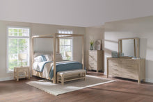 Solano 5 Piece Queen Canopy Bedroom Set – Weathered Mango