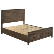 Woodmont 5 Piece Queen Bedroom Set – Rustic Golden Brown