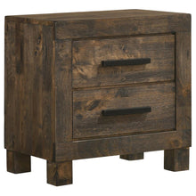 Woodmont 5 Piece Queen Bedroom Set – Rustic Golden Brown
