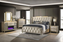 Lorient 5 Piece Queen Bedroom Set – Ivory / Camel (Model 222661Q-S5B)