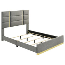 Ines 5 Piece Queen Bedroom Set – Grey / White High Gloss