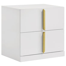 Ines 5 Piece Queen Bedroom Set – Grey / White High Gloss