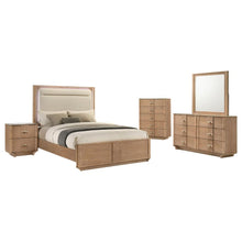 Leanne 5 Piece Queen Bedroom Set – Light Oak