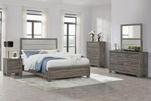 Wright 5 Piece Queen Bedroom Set – Brown Oak