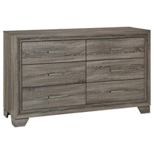 Wright 5 Piece Queen Bedroom Set – Brown Oak