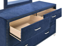 Melody 5 Piece Queen Bedroom Set – Pacific Blue