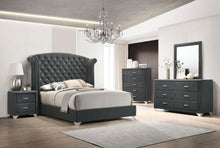 Melody 5 Piece Queen Bedroom Set – Grey