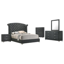 Melody 5 Piece Queen Bedroom Set – Grey